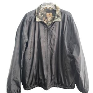 Duxbak Reversible Jacket Men's Large Camo Fleece Anorak Coat Gorpcore